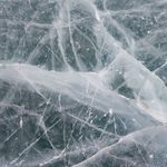 Soft light patterns on arctic surface